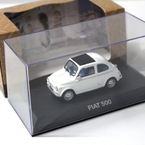1:43 Atlas Fiat 500 white