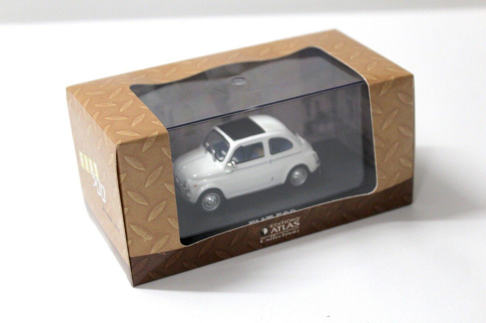 1:43 Atlas Fiat 500 white
