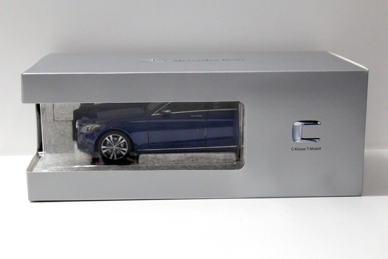 1:18 Norev Mercedes C-Klasse T-Modell blue DEALER VERSION