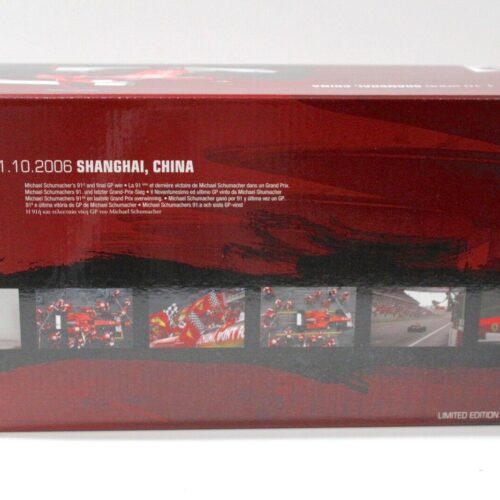 1:18 Hot Wheels Ferrari 248 F1 #5 M.Schumacher GP Shanghai