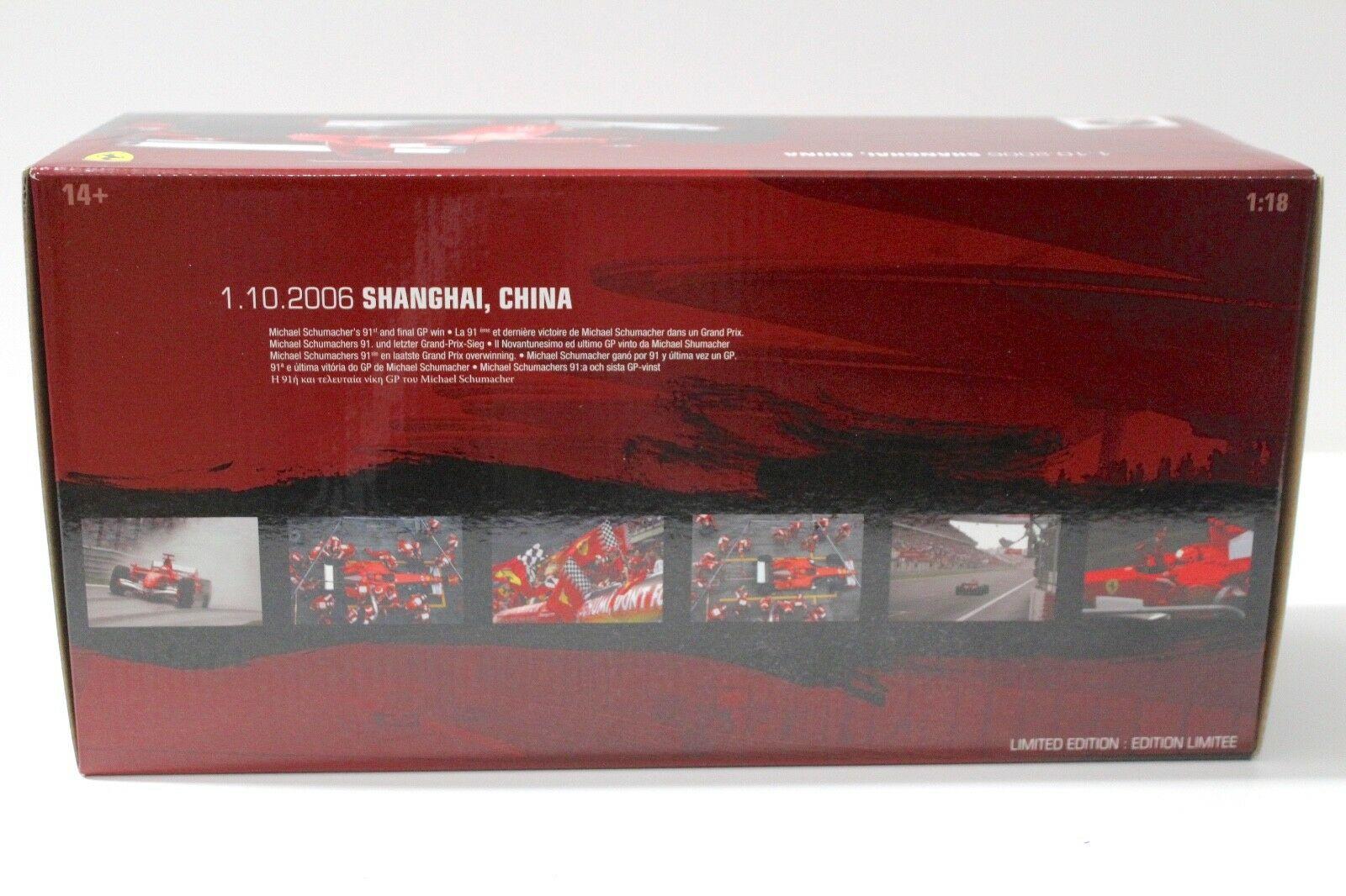 1:18 Hot Wheels Ferrari 248 F1 #5 M.Schumacher GP Shanghai