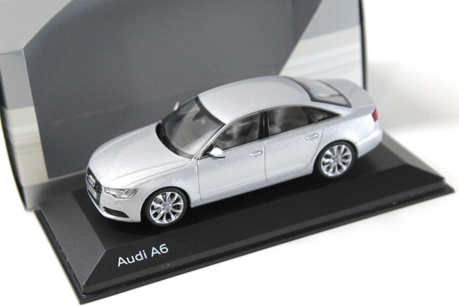 ID 36068 orig 1.jpg 1:43 Schuco Audi A6 Limousine C7 ice silver DEALER VERSION