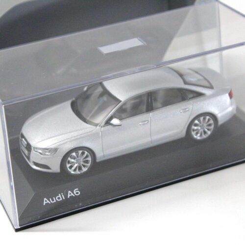 1:43 Schuco Audi A6 Limousine C7 ice silver DEALER VERSION