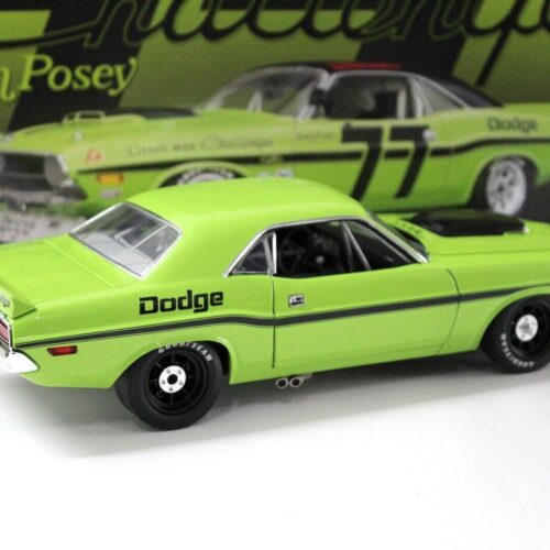 1:18 ACME 1970 Dodge Challenger Trans Am Sam Posey green