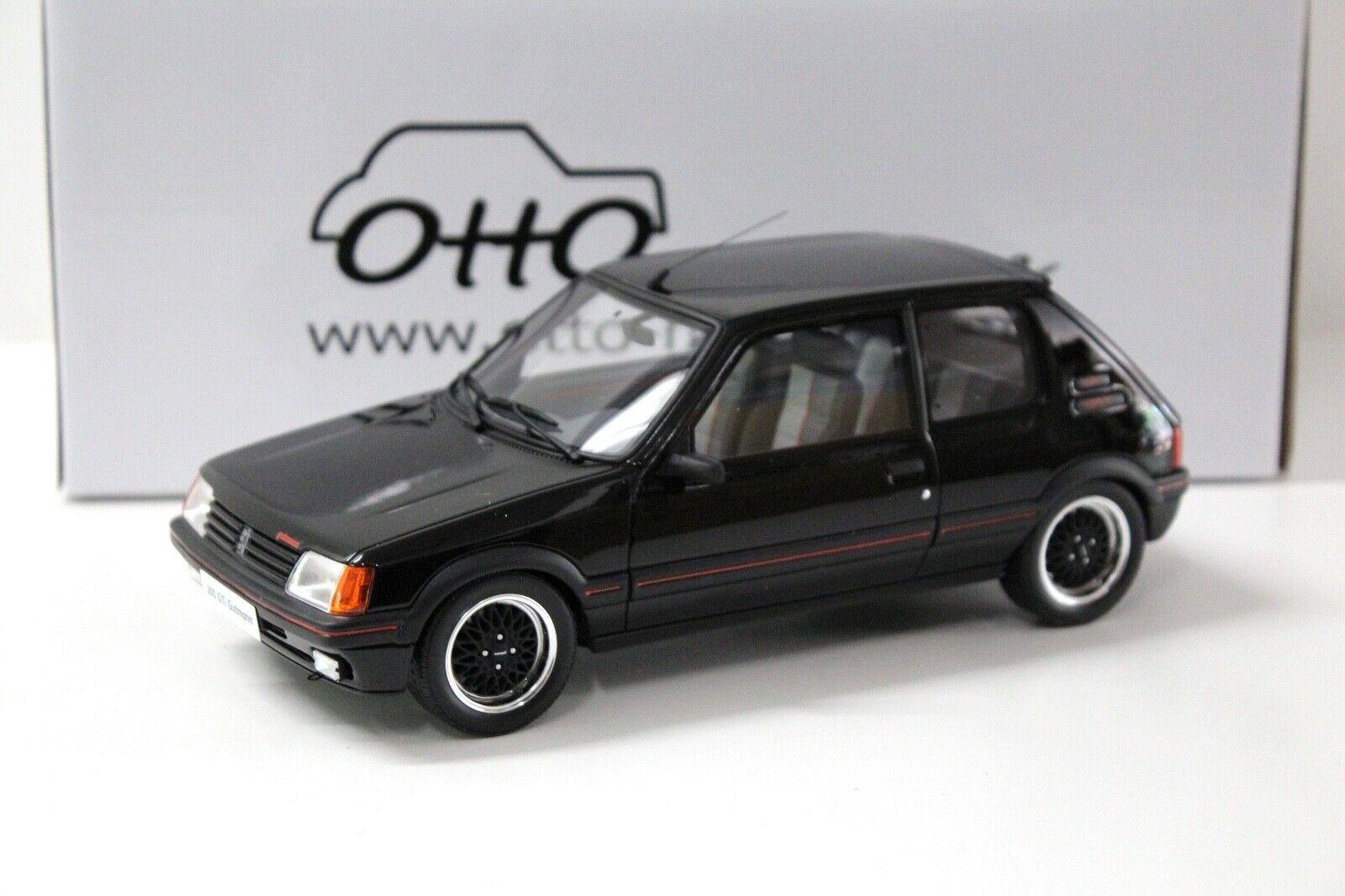 1:18 OTTO mobile OT796 Peugeot 205 GTi Gutmann 1988 black