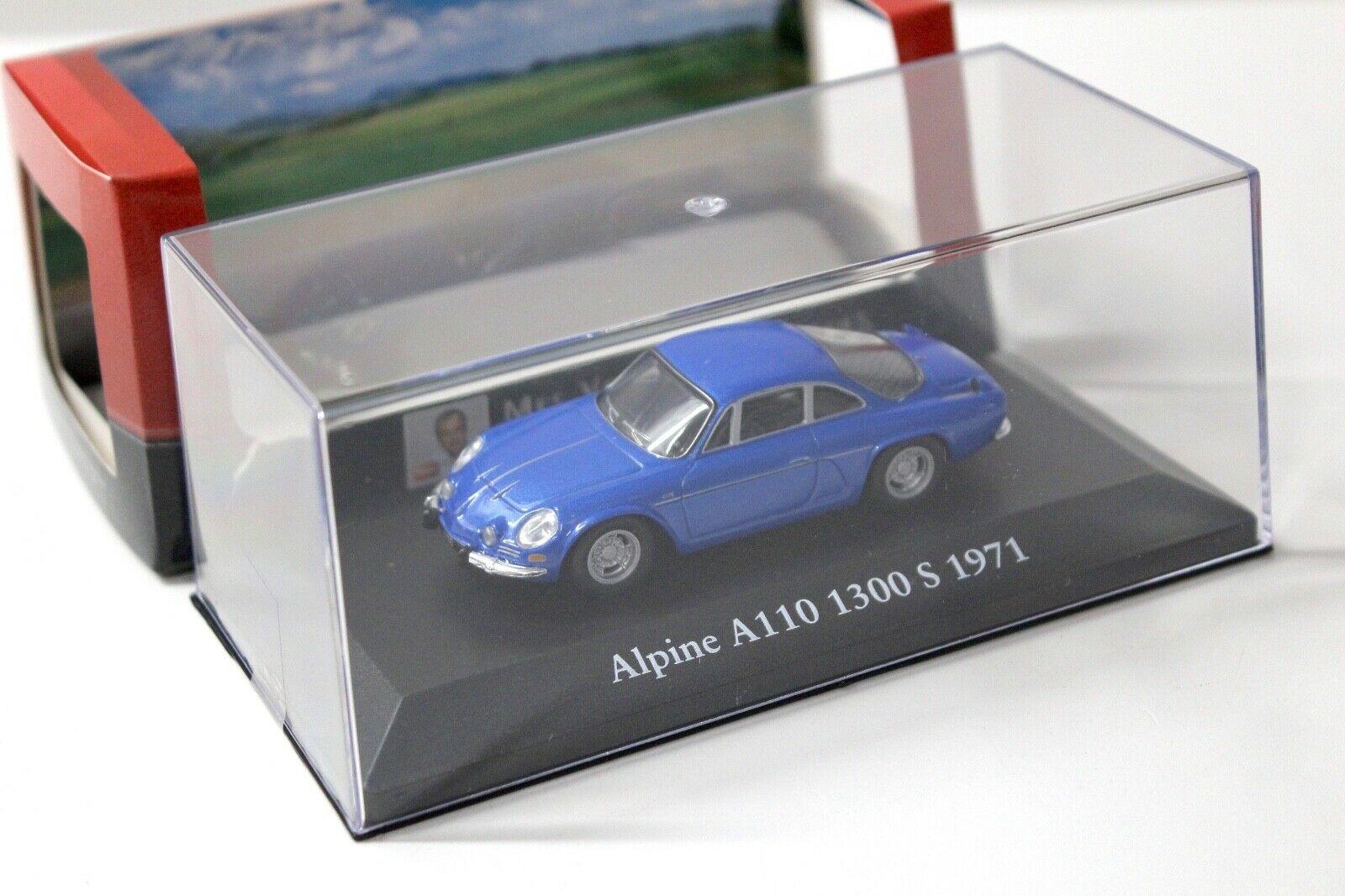 1:43 Atlas Alpine A110 1300S 1971 blue
