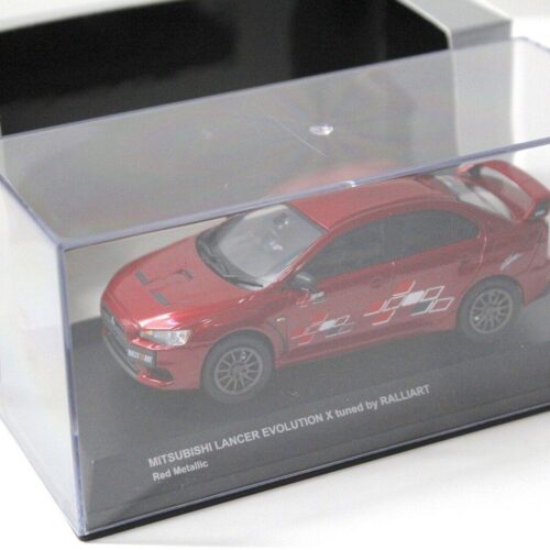 1:43 Kyosho Mitsubishi Lancer Evolution X RALLIART red