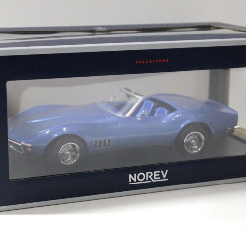 1:18 Norev Chevrolet Corvette Convertible 1969 blue