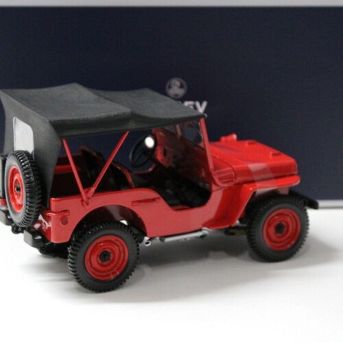1:18 Norev Jeep Willys 1942 red