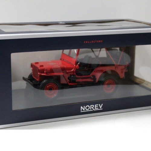 1:18 Norev Jeep Willys 1942 red