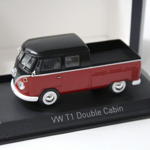1:43 Norev VW T1 Double Cab Cabin 1961 red/ black