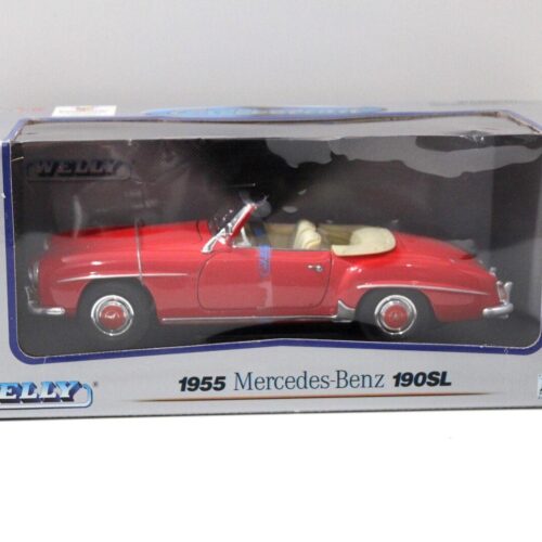 1:18 Welly Mercedes 190SL Cabrio 1955 red