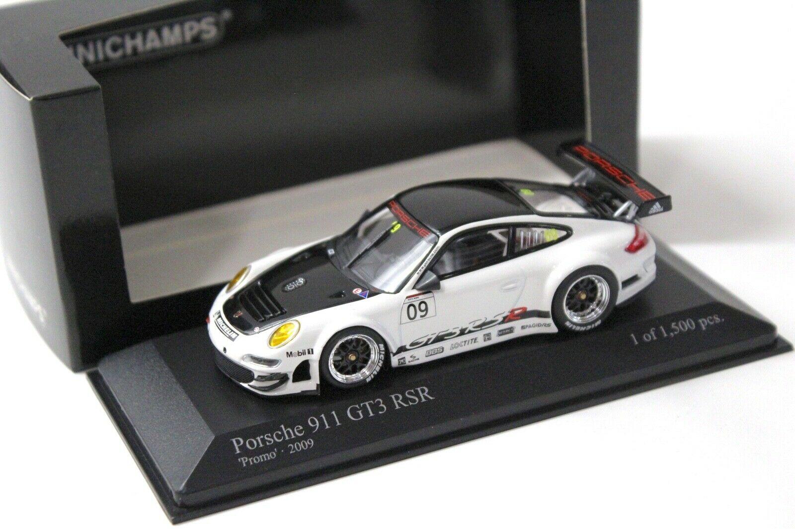 1:43 Minichamps Porsche 911 GT3 RSR "PROMO" 2009 white