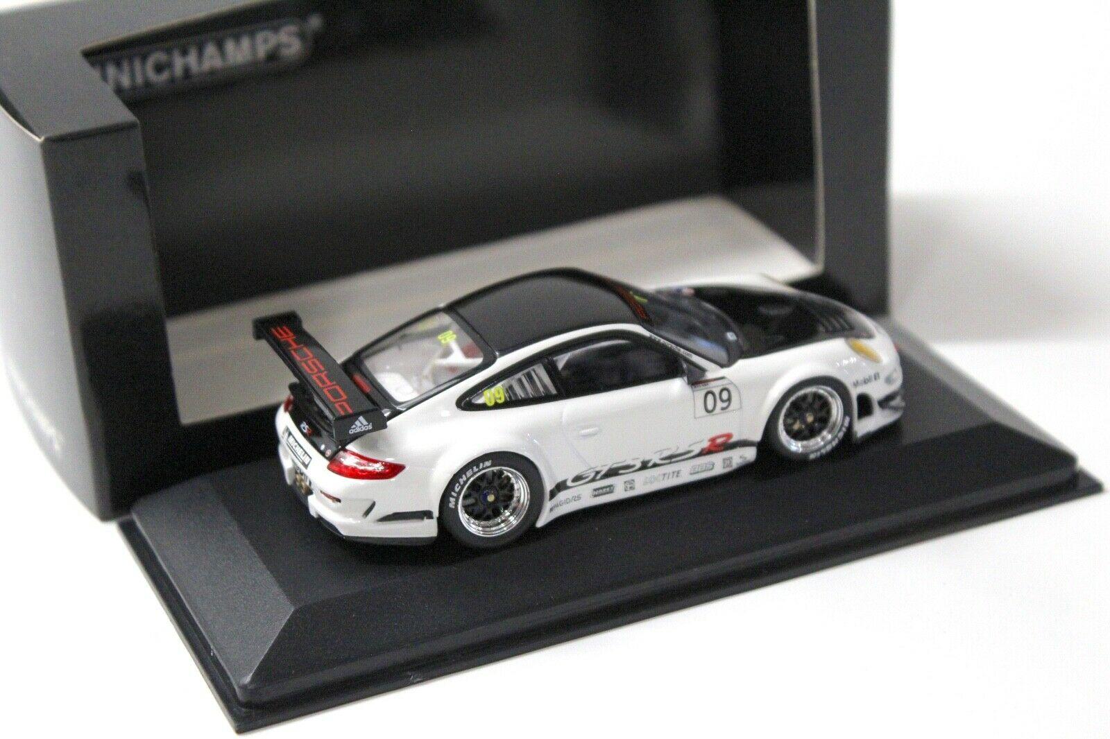 1:43 Minichamps Porsche 911 GT3 RSR "PROMO" 2009 white