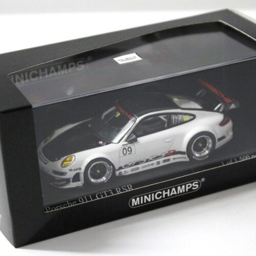 1:43 Minichamps Porsche 911 GT3 RSR "PROMO" 2009 white