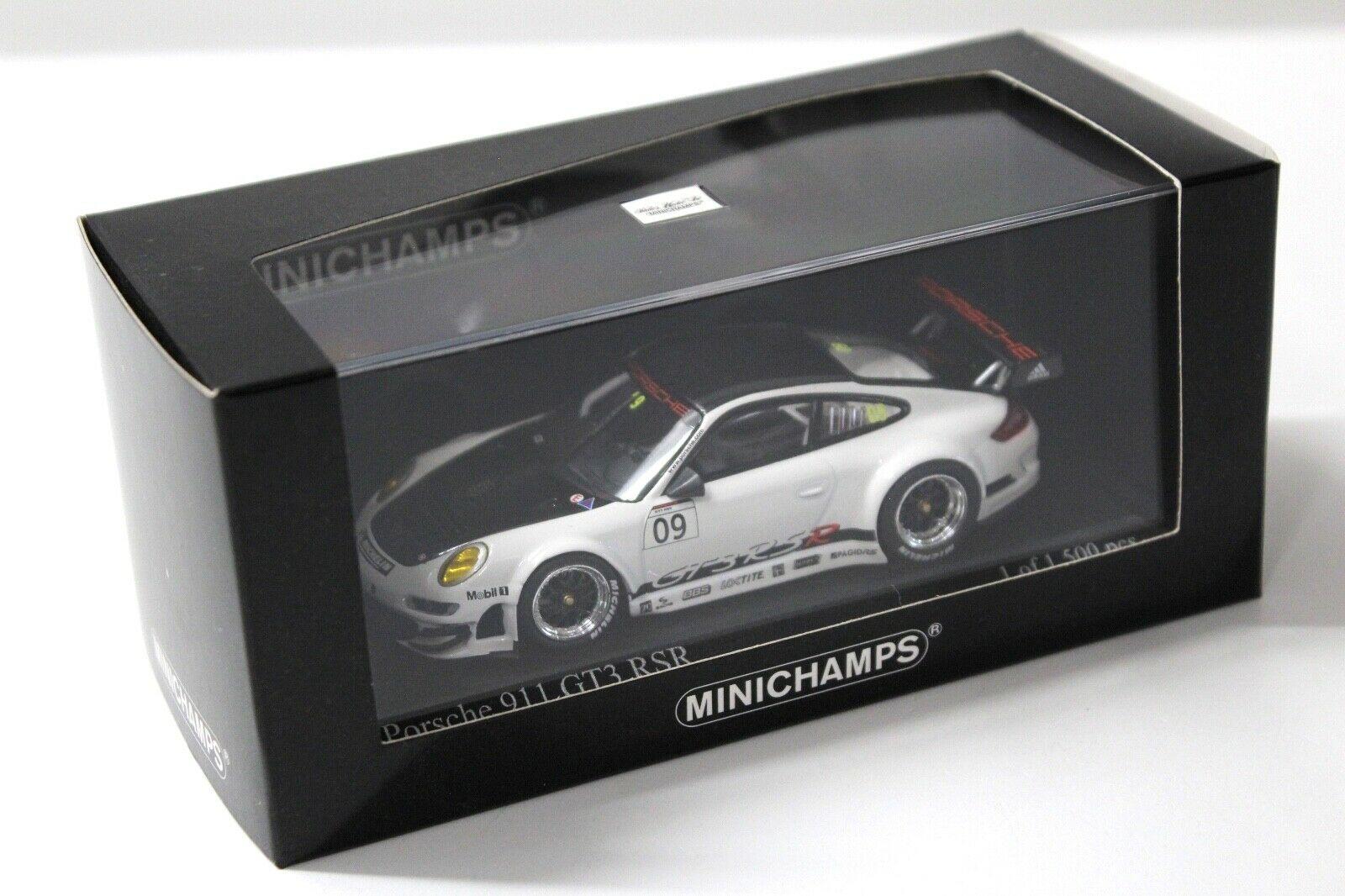 1:43 Minichamps Porsche 911 GT3 RSR "PROMO" 2009 white