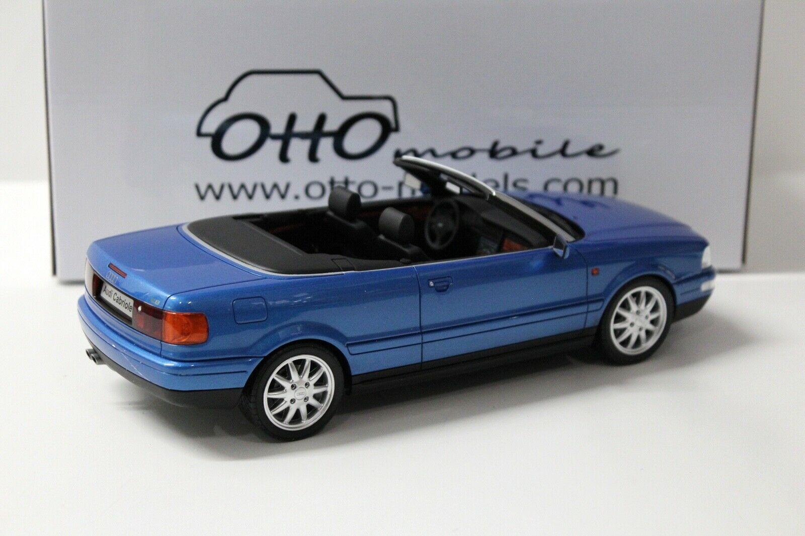 1:18 OTTO mobile OT825 Audi 80 Cabriolet Kingfisher blue 1998