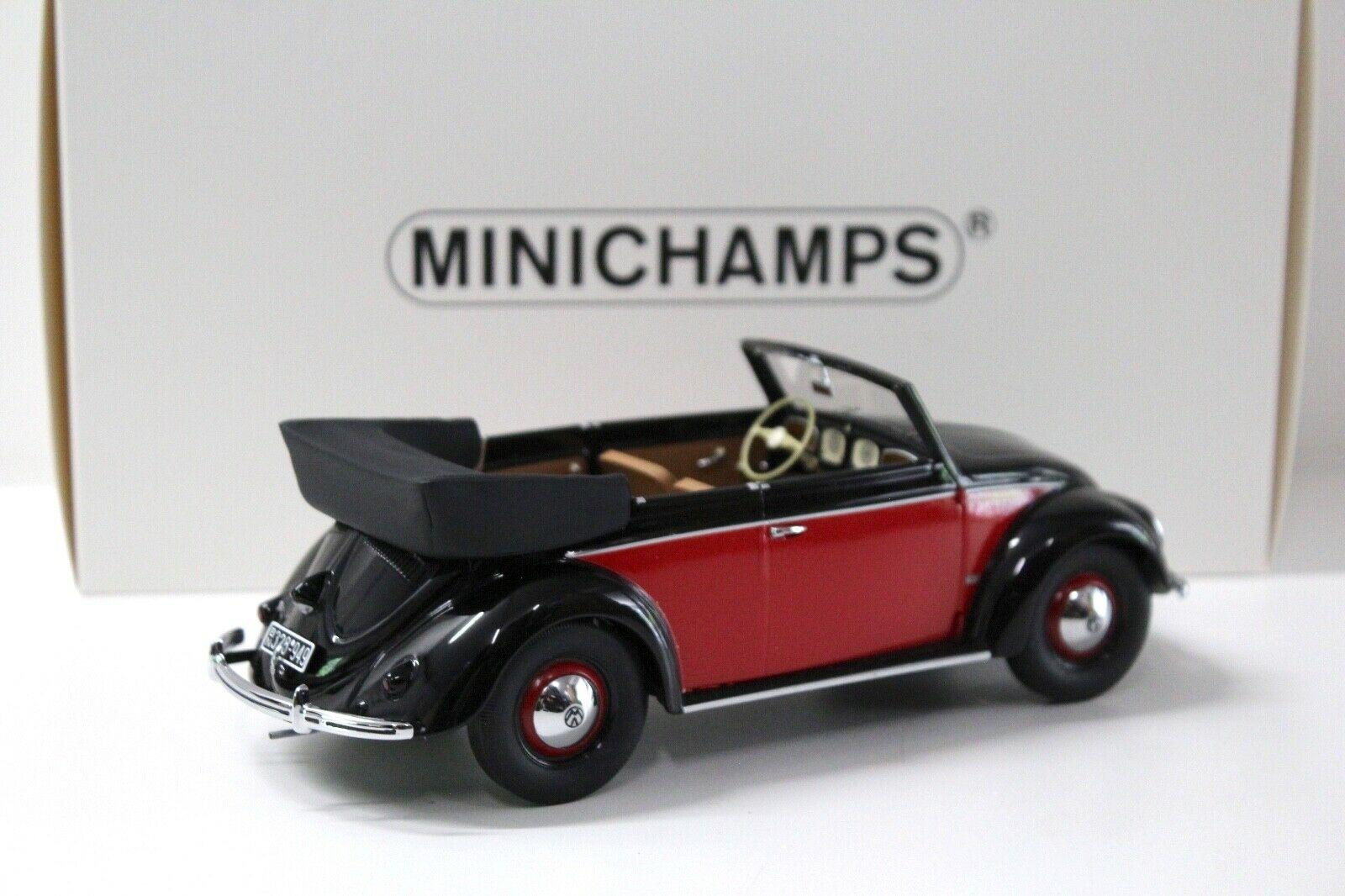 1:18 Minichamps VW Käfer 1200 Convertible 1949 black