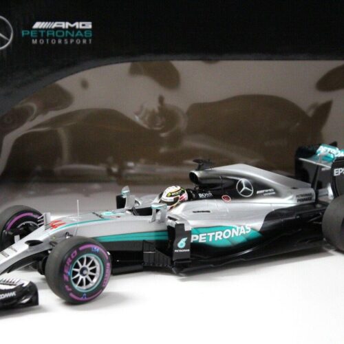 1:18 Minichamps Mercedes AMG Petronas F1 W07 EQ ABU Dhabi Hamilton 2016