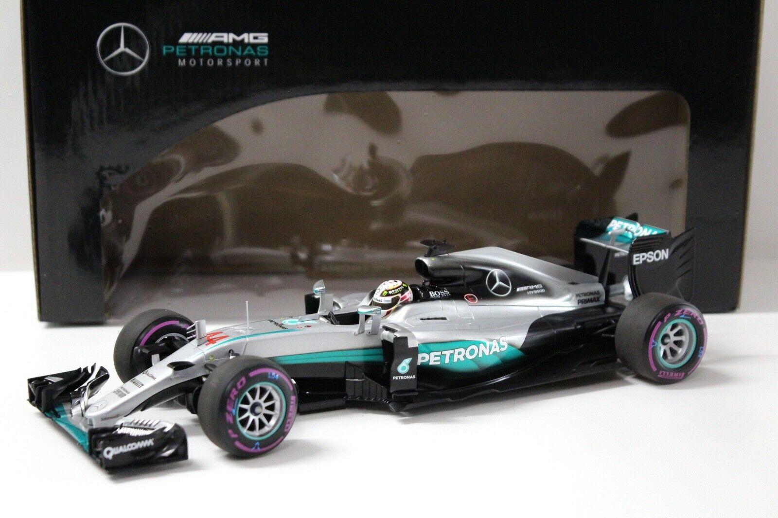 1:18 Minichamps Mercedes AMG Petronas F1 W07 EQ ABU Dhabi Hamilton 2016