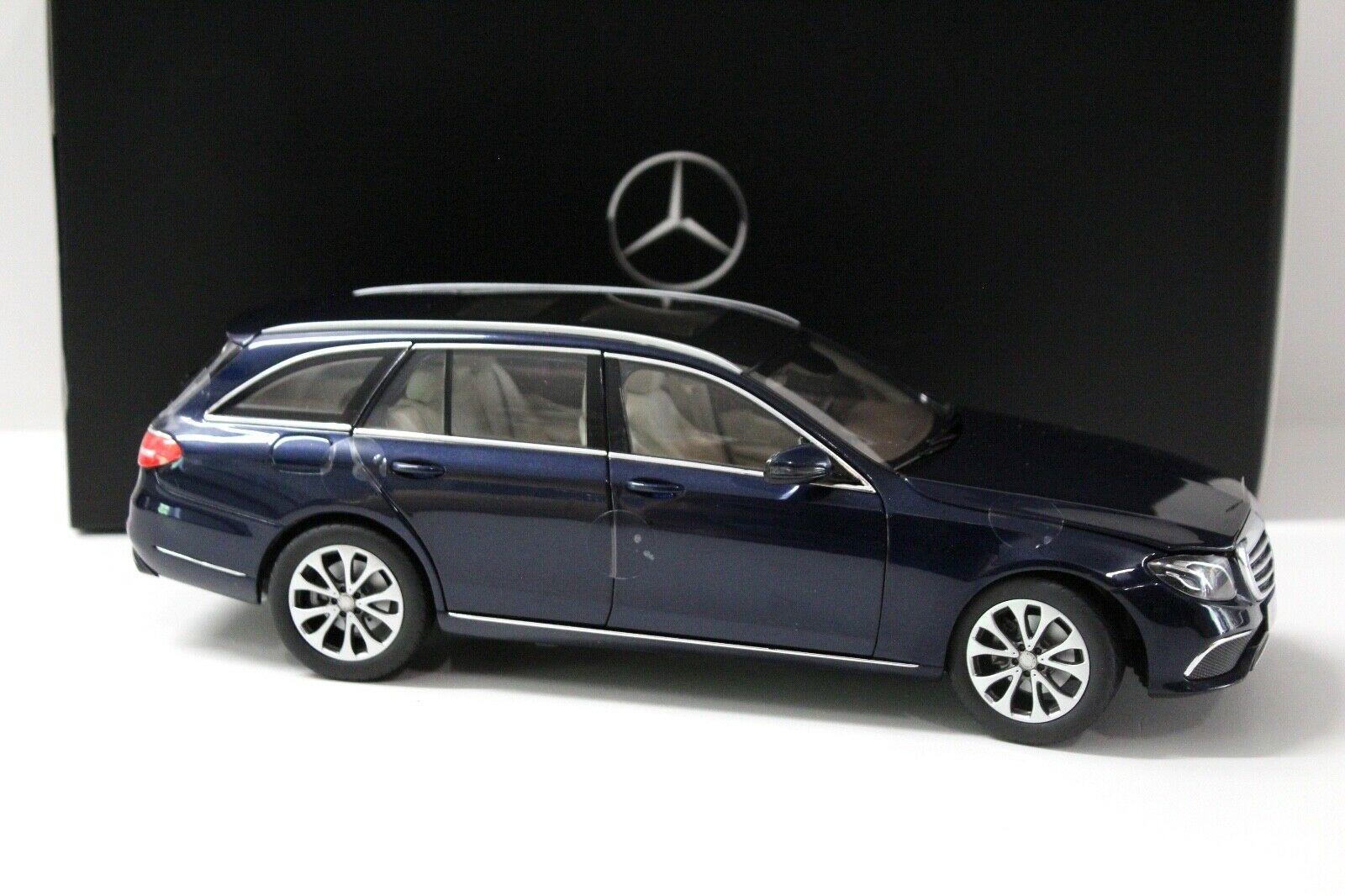 1:18 iScale Mercedes E-Klasse T-Modell blue DEALER VERSION