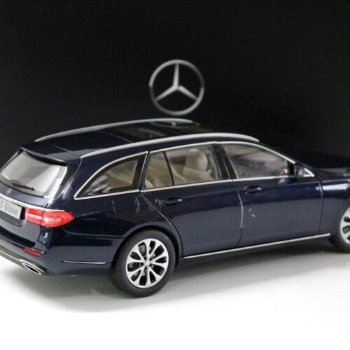 1:18 iScale Mercedes E-Klasse T-Modell blue DEALER VERSION
