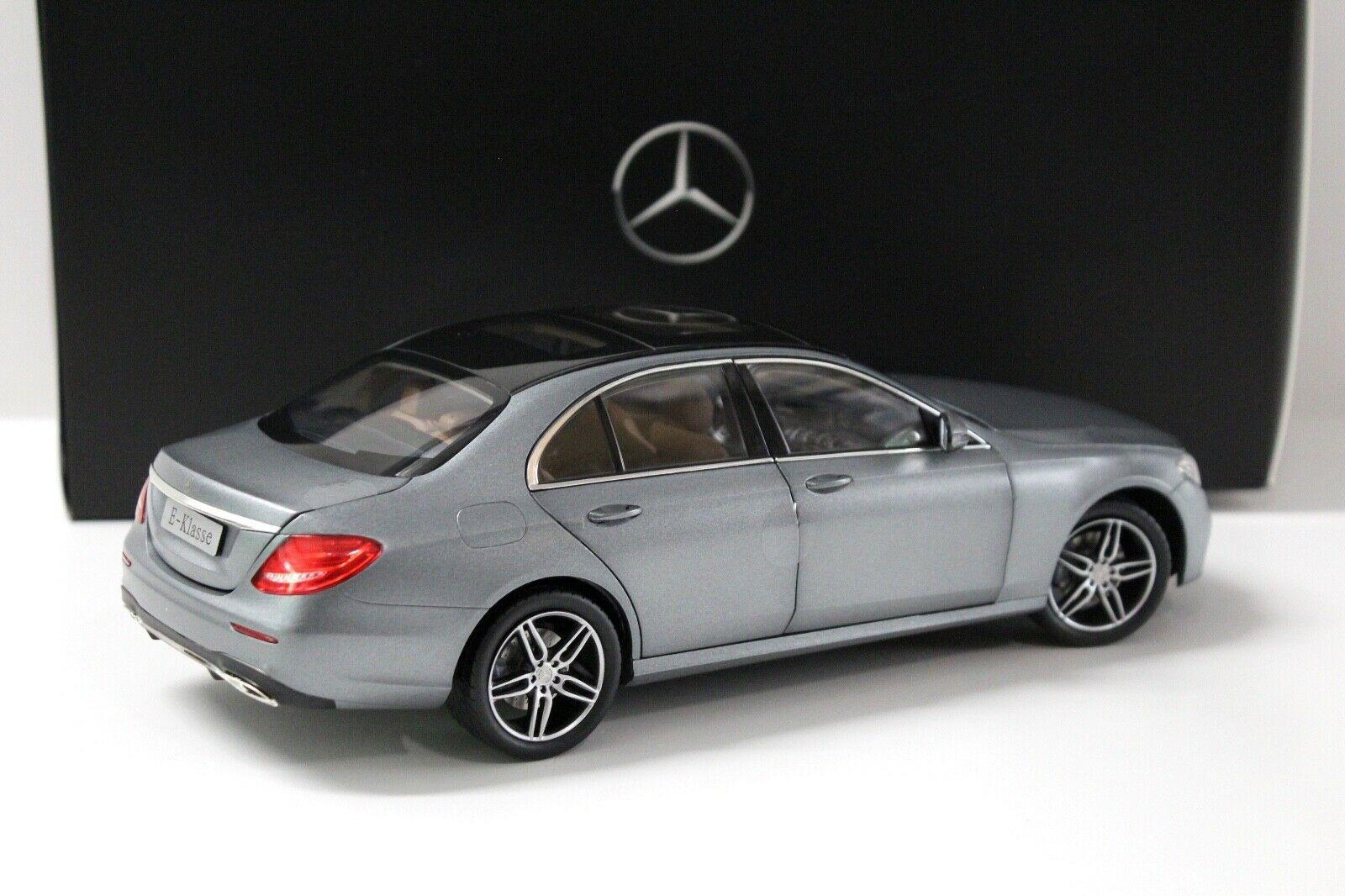 1:18 iScale Mercedes E-Klasse Limousine AMG Line grey DEALER VERSION