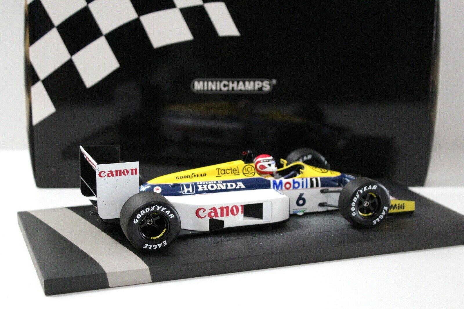 1:18 Minichamps F1 Williams Honda FW11 N.Piquet 1986