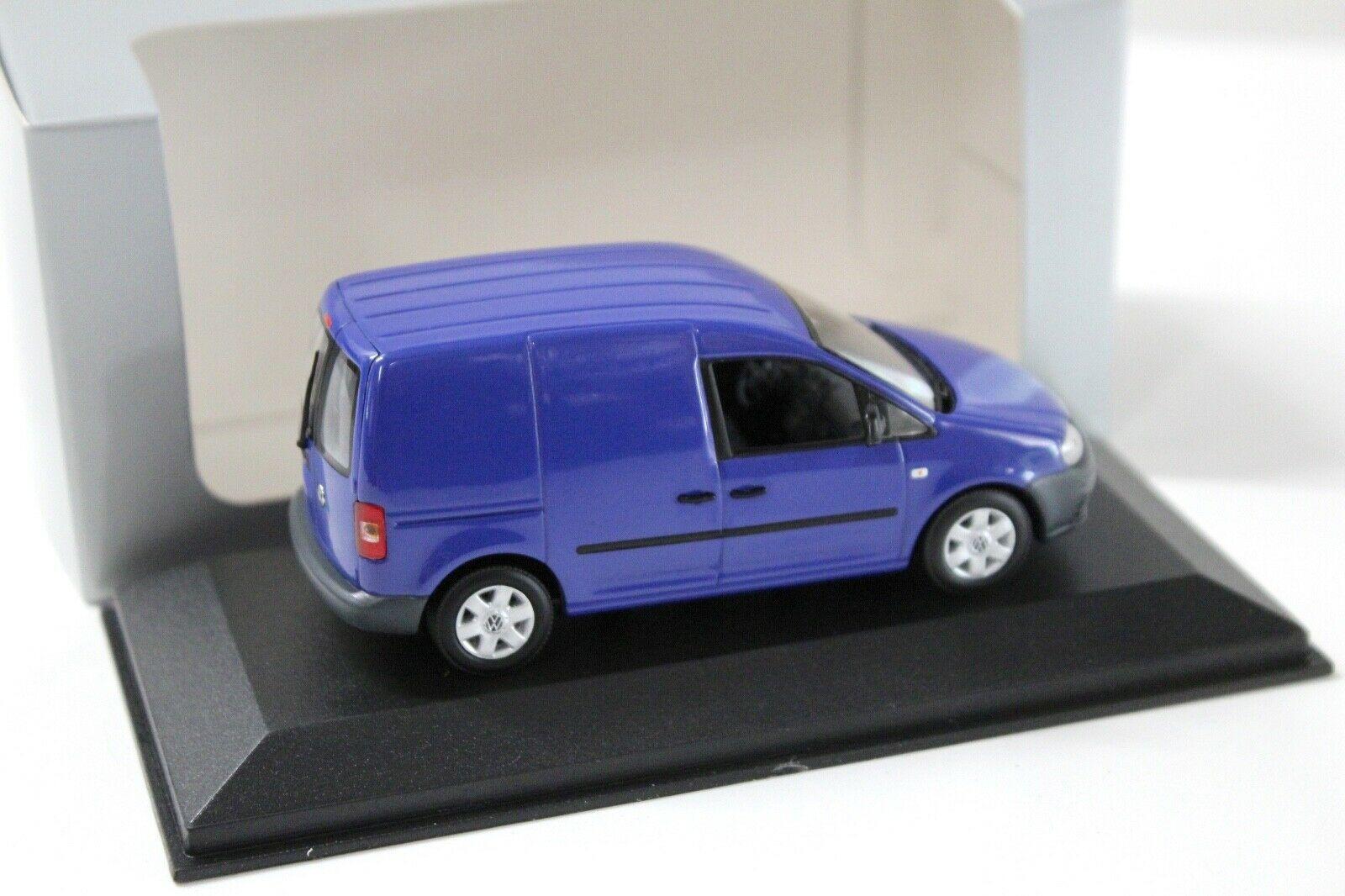 1:43 Minichamps VW Caddy 2005 blue DEALER VERSION