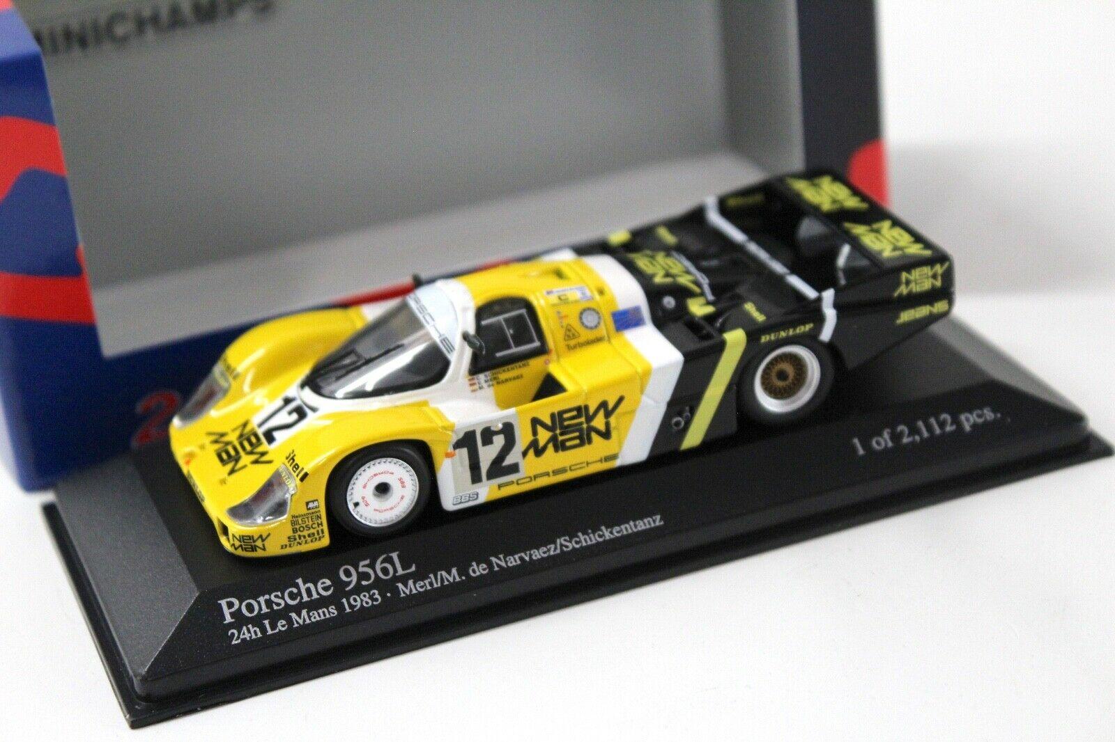 ID 36653 orig.jpg 1:43 Minichamps Porsche 956L 24h Le Mans 1983 #12 Merl NEW MAN