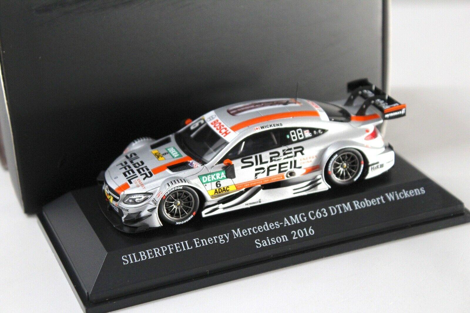 1:43 Spark Mercedes C63 AMG DTM 2016 Wickens #6 DEALER VERSION