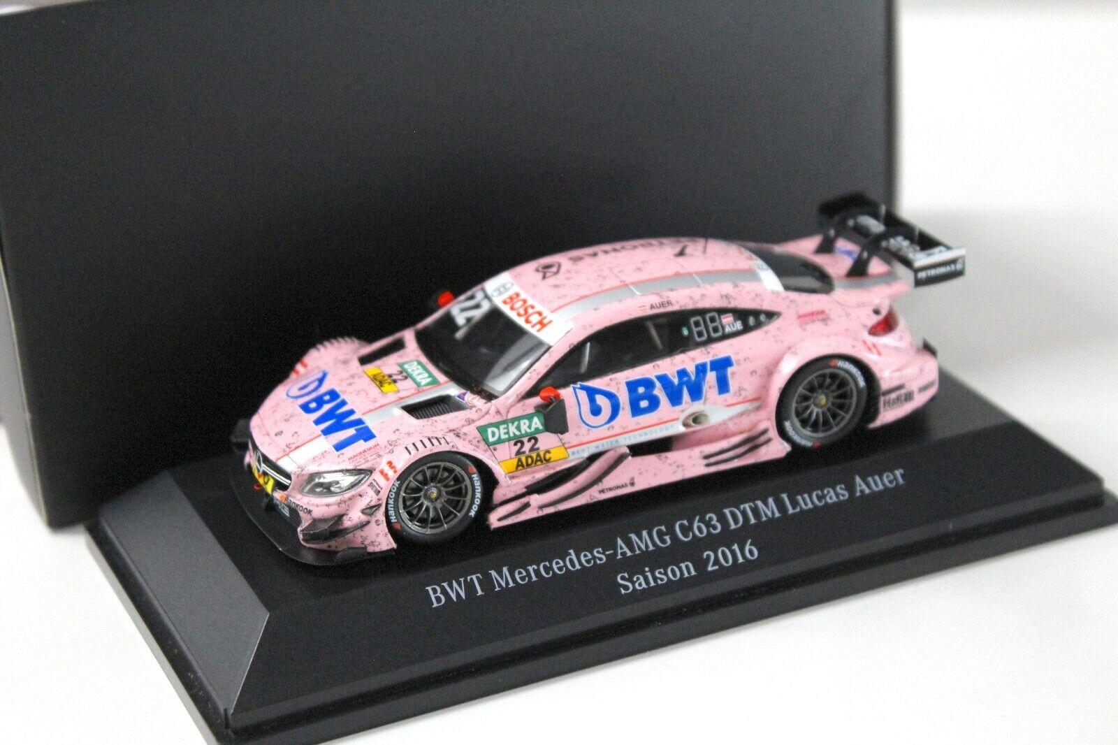 1:43 Spark Mercedes C63 AMG DTM 2016 Auer #22 DEALER VERSION