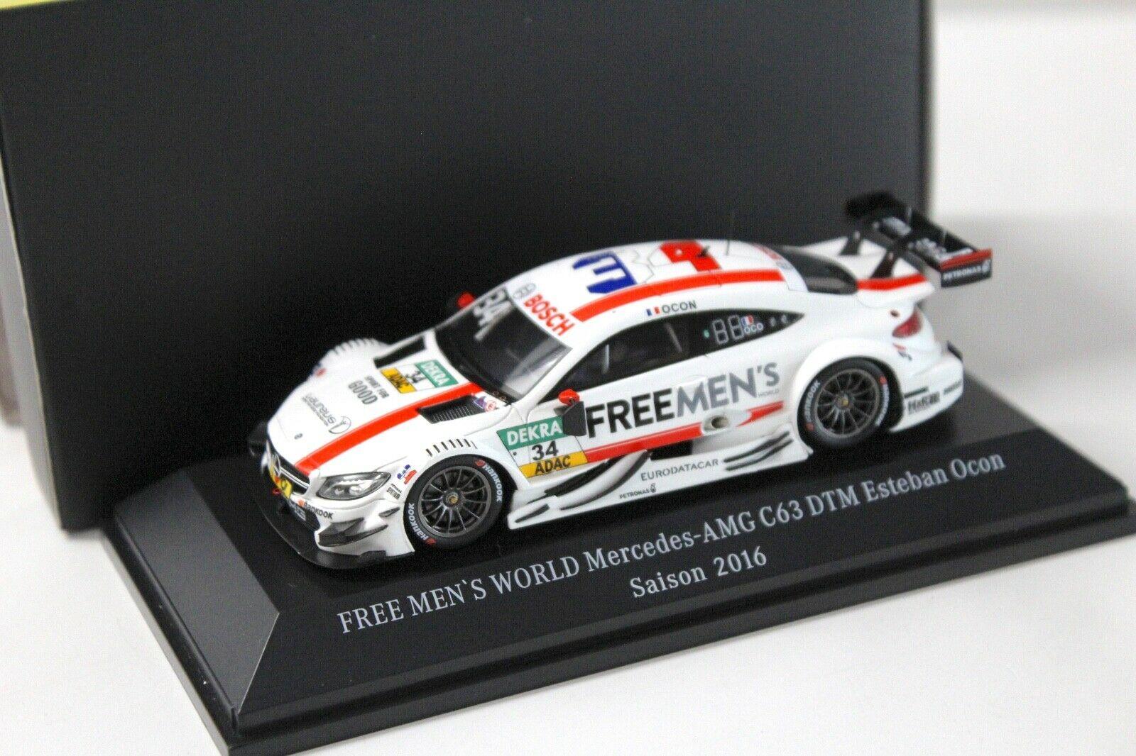 1:43 Spark Mercedes C63 AMG DTM 2016 Ocon #34 DEALER VERSION