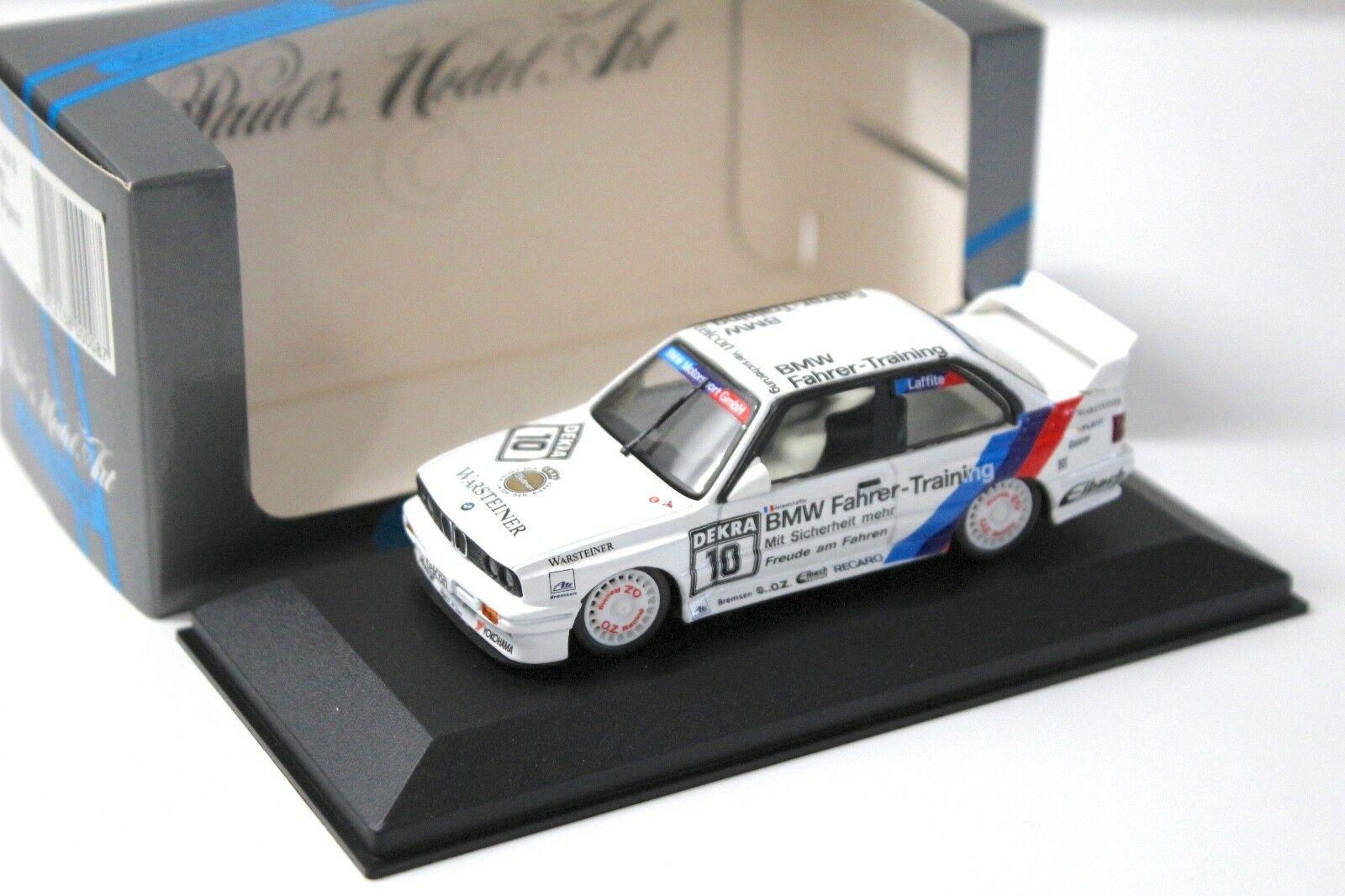 1:43 Minichamps BMW M3 E30 Laffite #10 Fahrer-Training