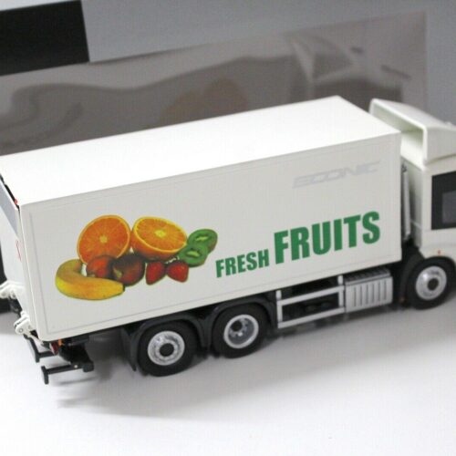 1:50 NZG Mercedes Econic Koffer Fresh Fruits DEALER VERSION