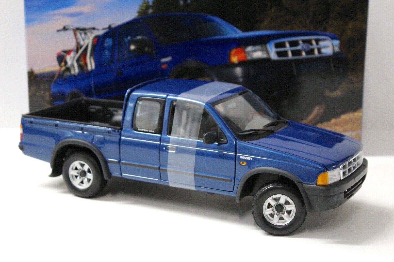 1:18 Action Ford Ranger Super Cab Pick-Up blue DEALER VERSION