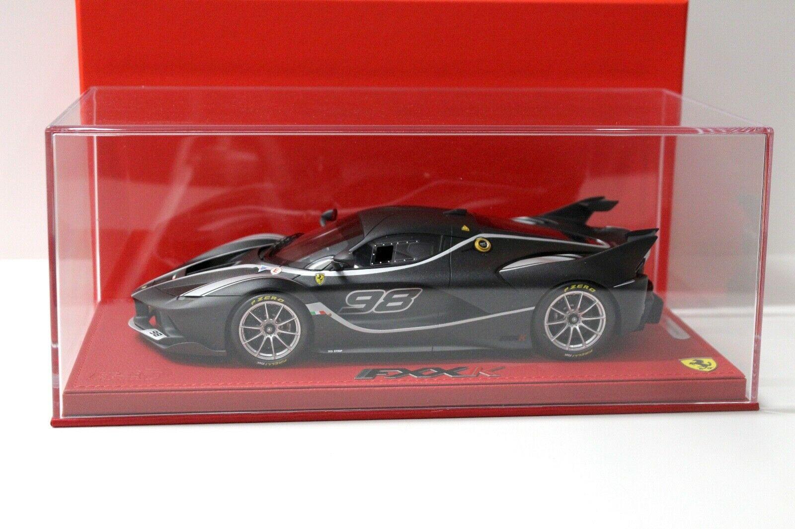 1:18 BBR Ferrari FXXK 2016 matt black/ silver #98