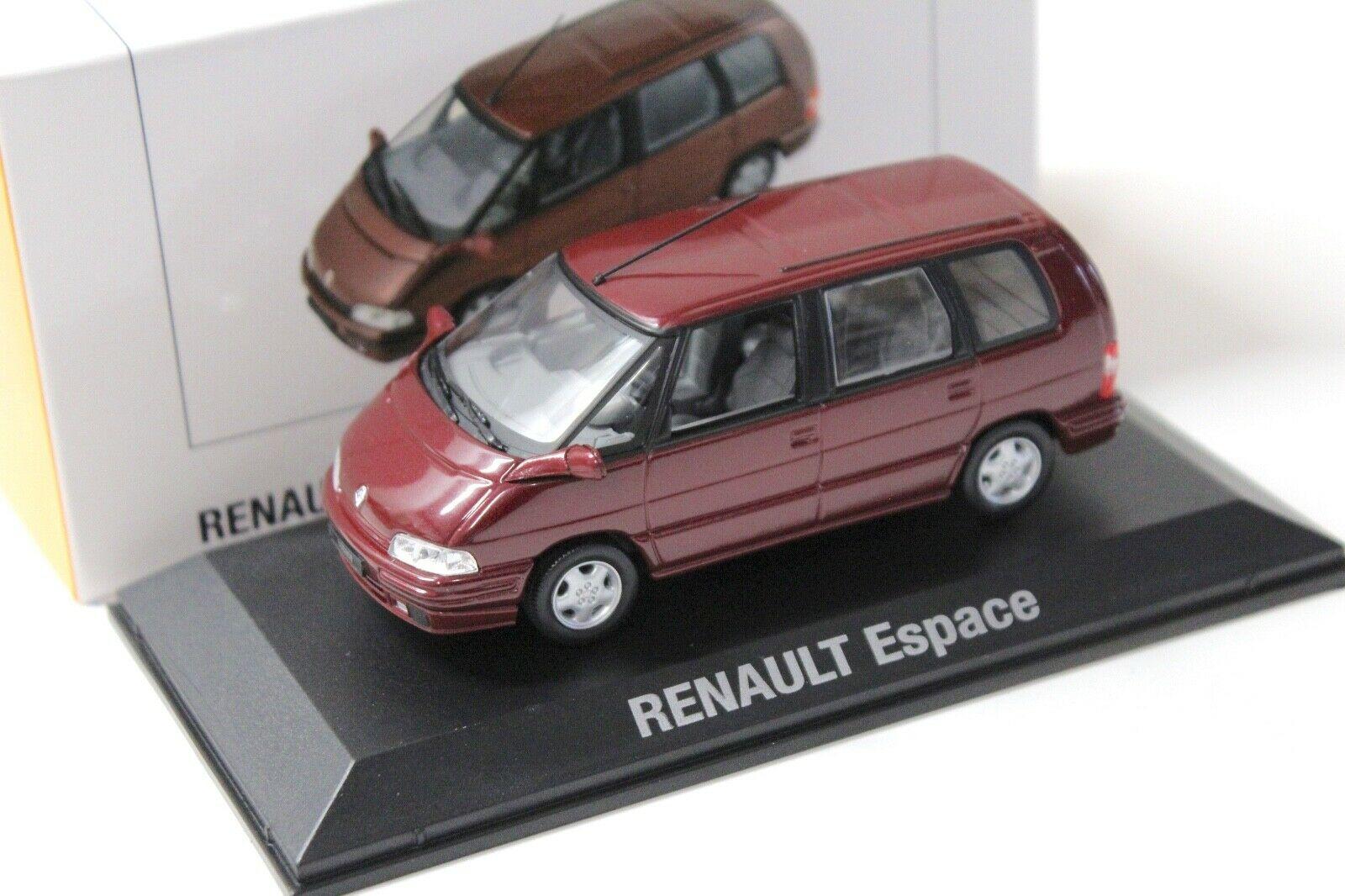 1:43 Norev Renault Espace dark red DEALER VERSION