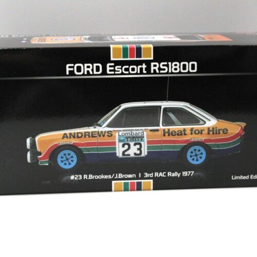 1:18 Sun Star Ford Escort RS1800 Brooks RAC GB #23