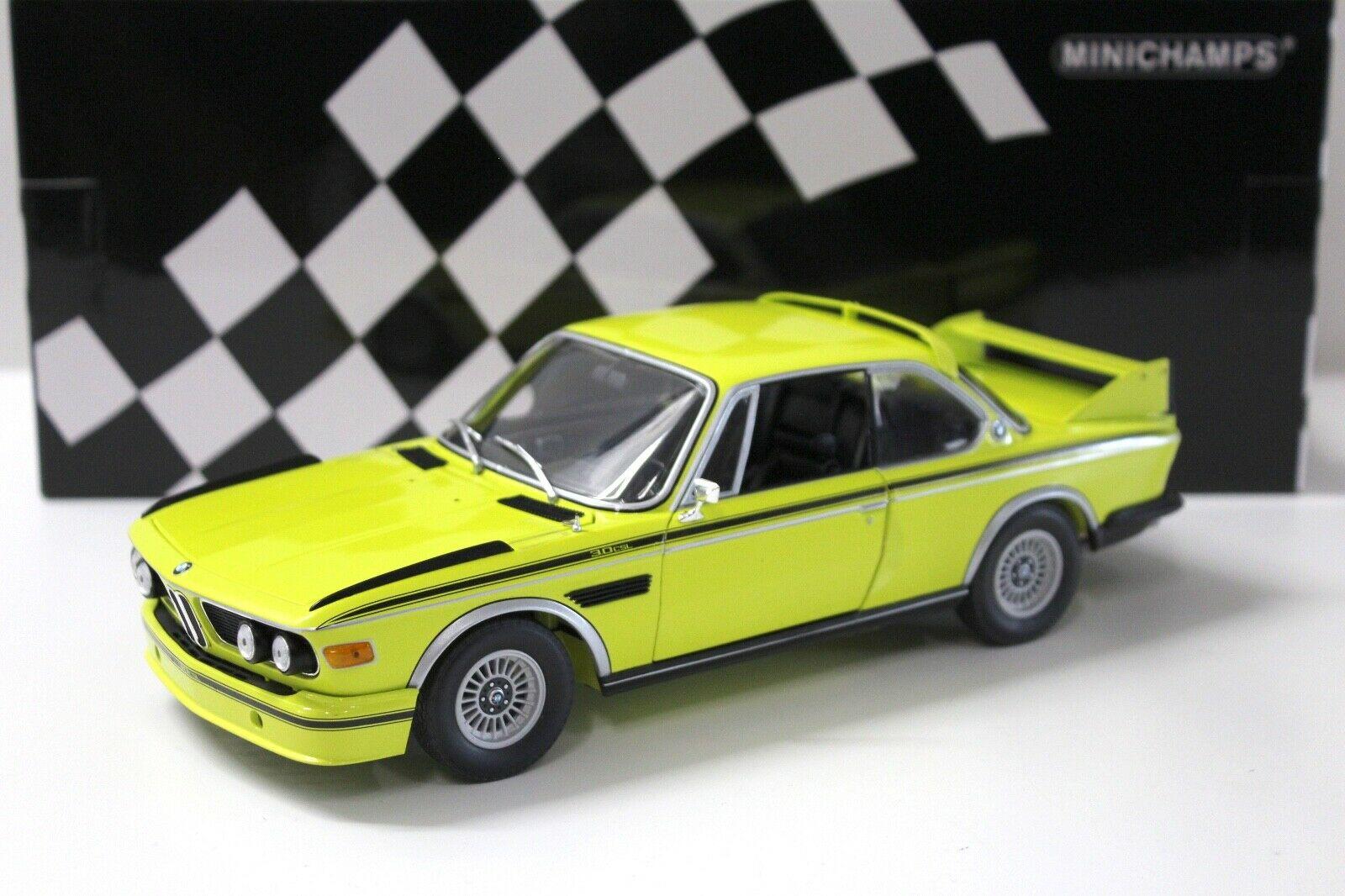 1:18 Minichamps BMW 3.0 CSL (E9) yellow 1973