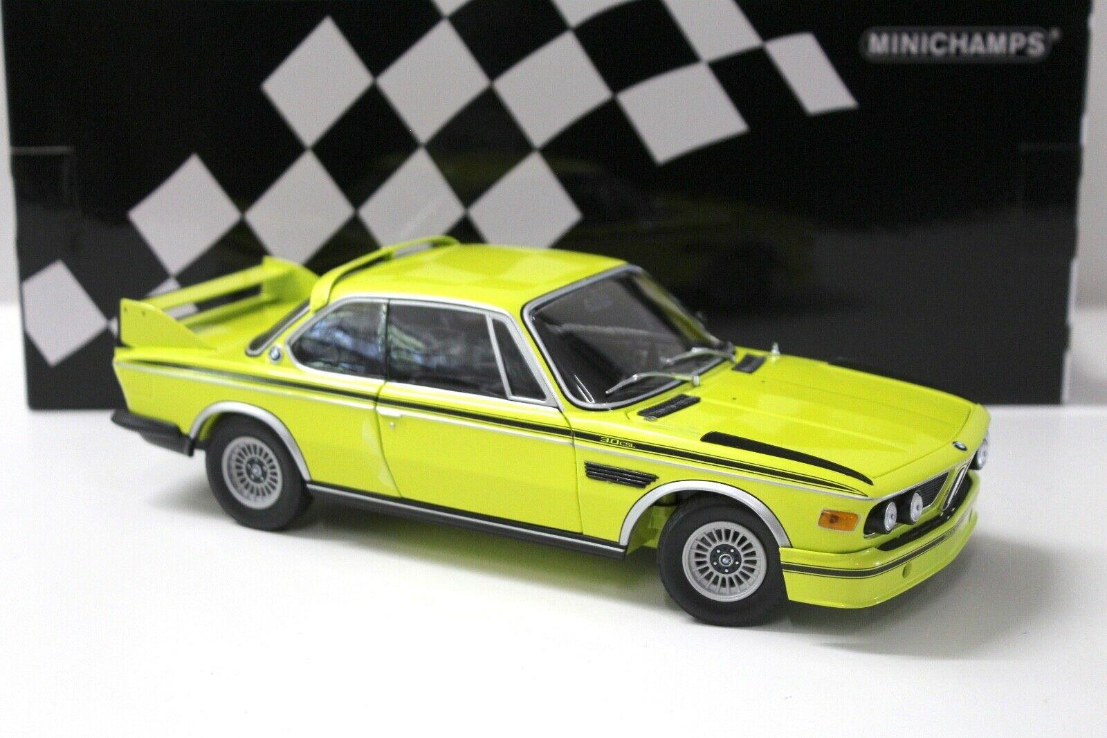 1:18 Minichamps BMW 3.0 CSL (E9) yellow 1973