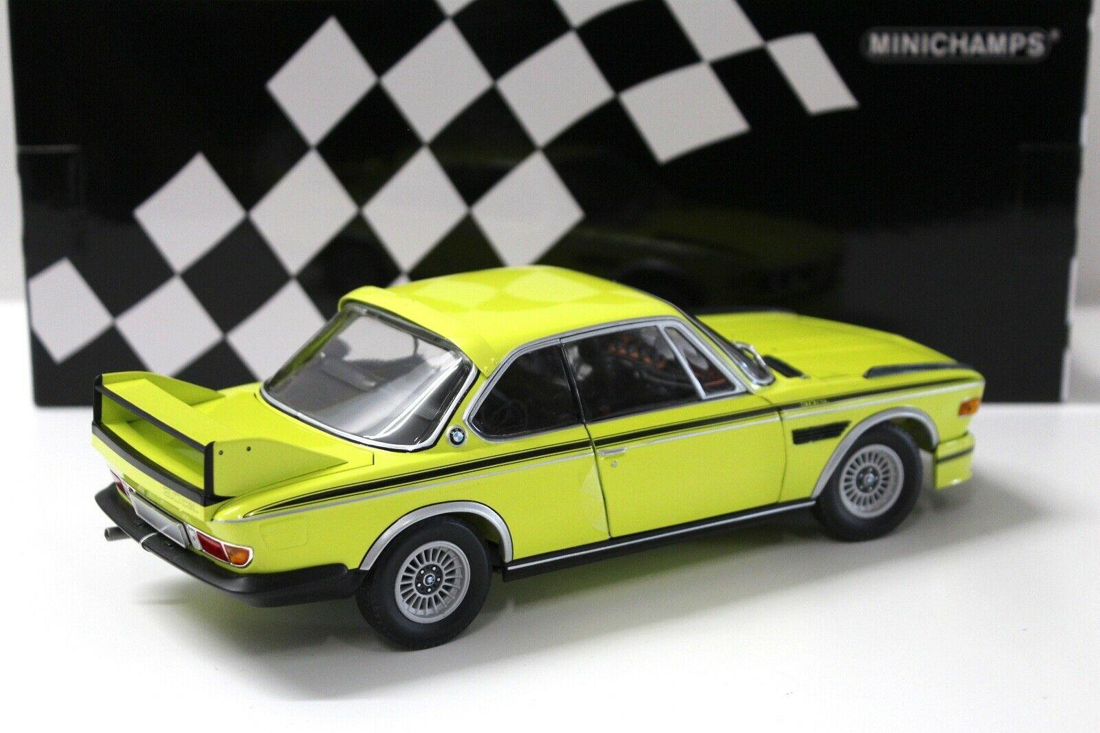 1:18 Minichamps BMW 3.0 CSL (E9) yellow 1973