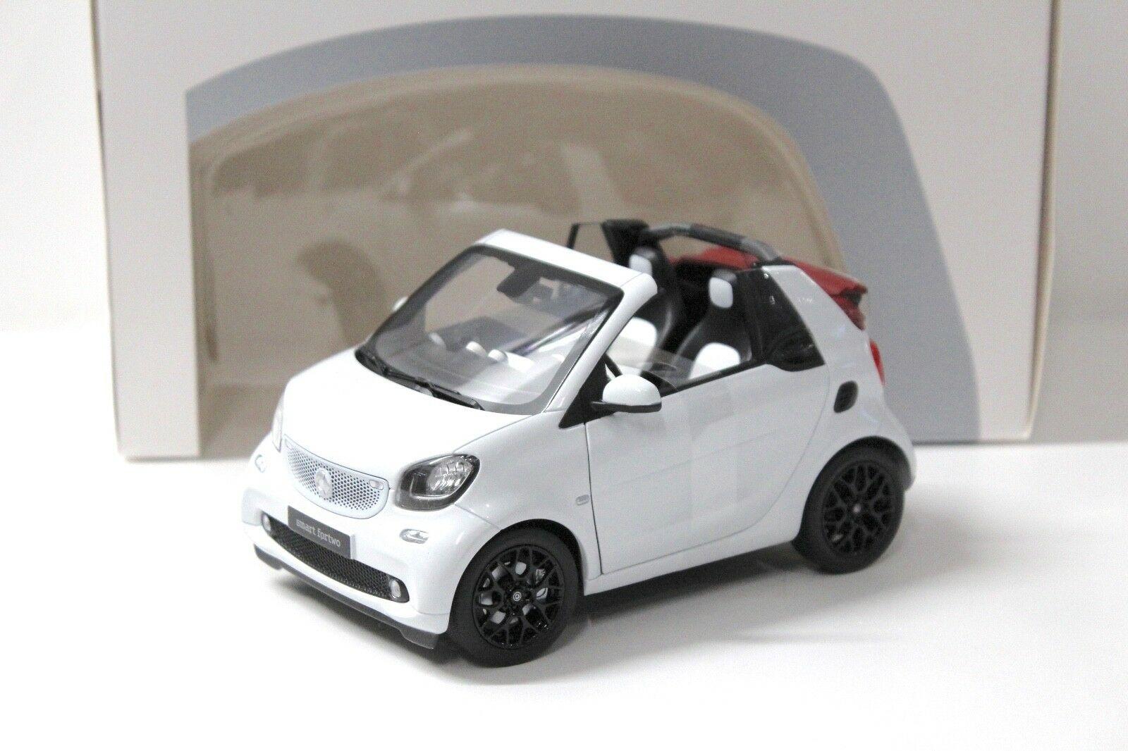 ID 37386 orig 1.jpg 1:18 Norev Smart Fortwo Cabrio white DEALER VERSION