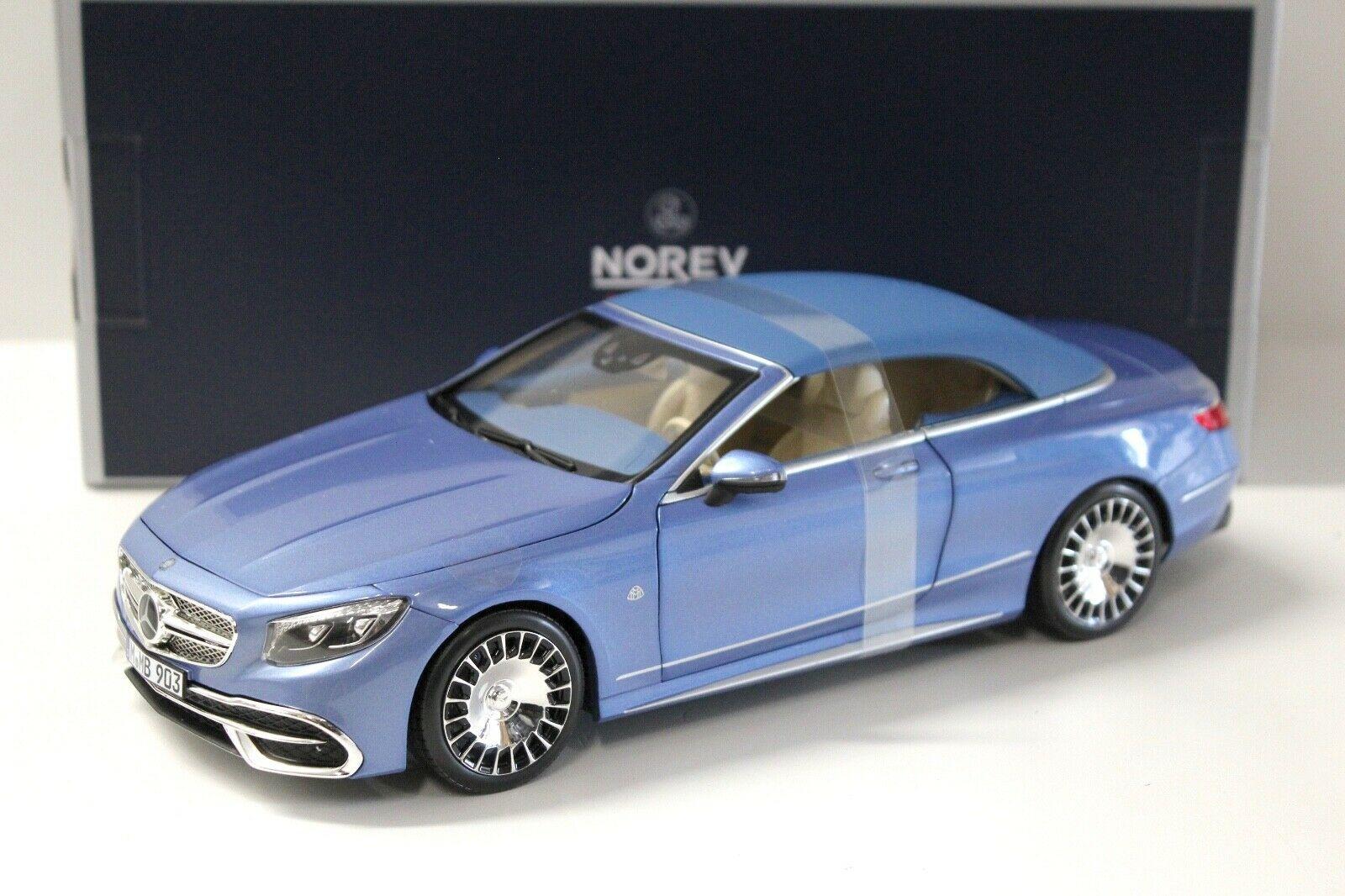 ID 37390 orig.jpg 1:18 Norev Mercedes Maybach S650 Cabrio 2018 blue