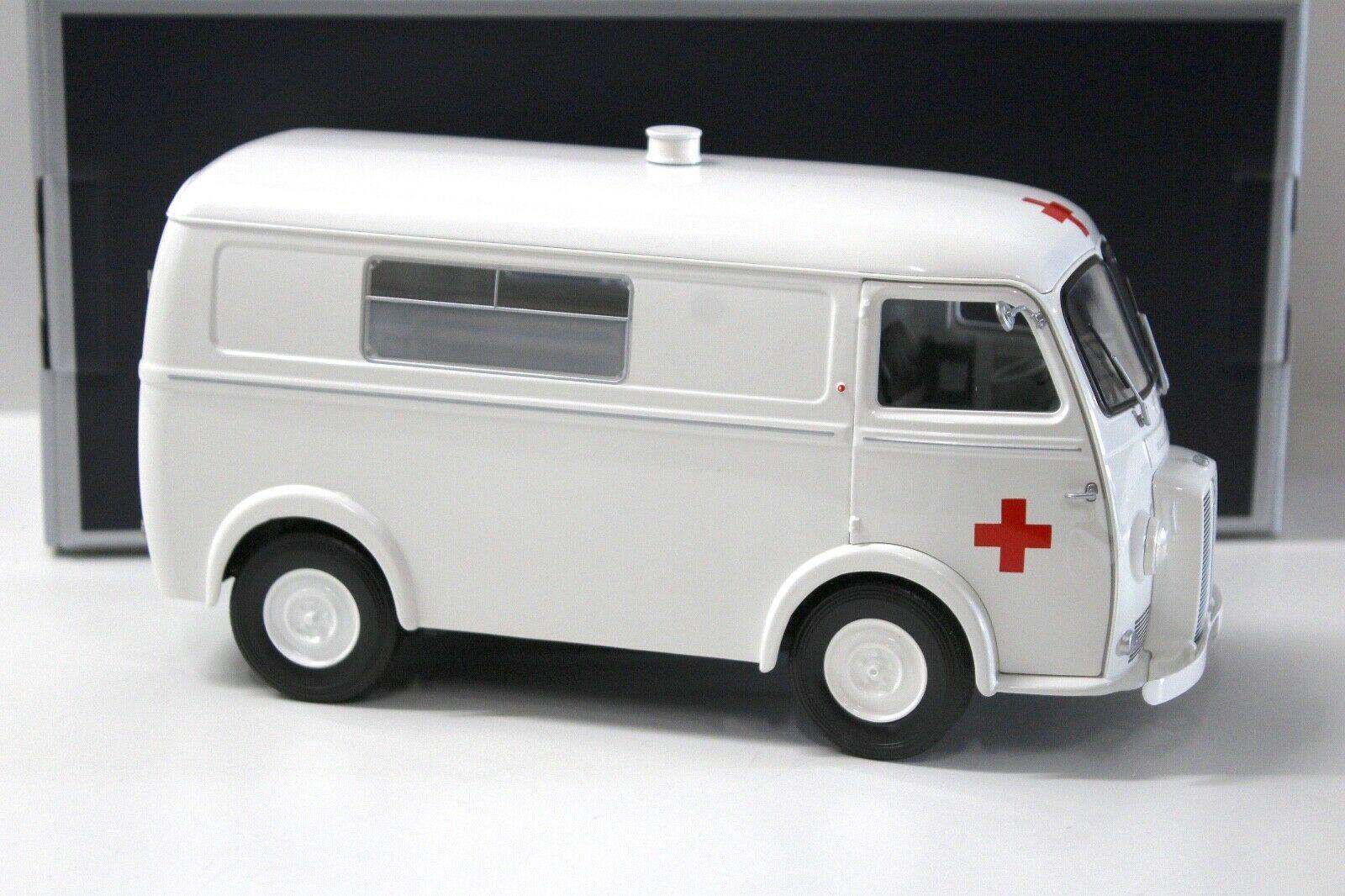 1:18 Norev Peugeot D4B Ambulance 1963 white