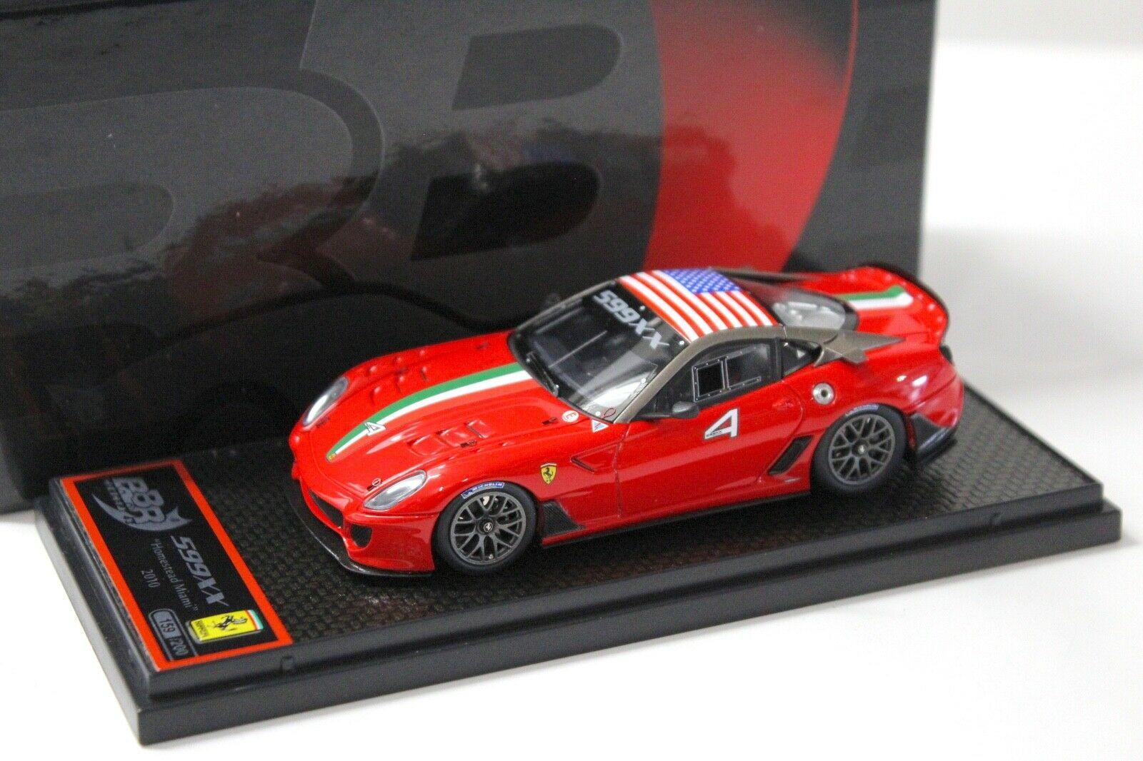 1:43 BBR Ferrari 599XX Homestead Miami 2010 red #4
