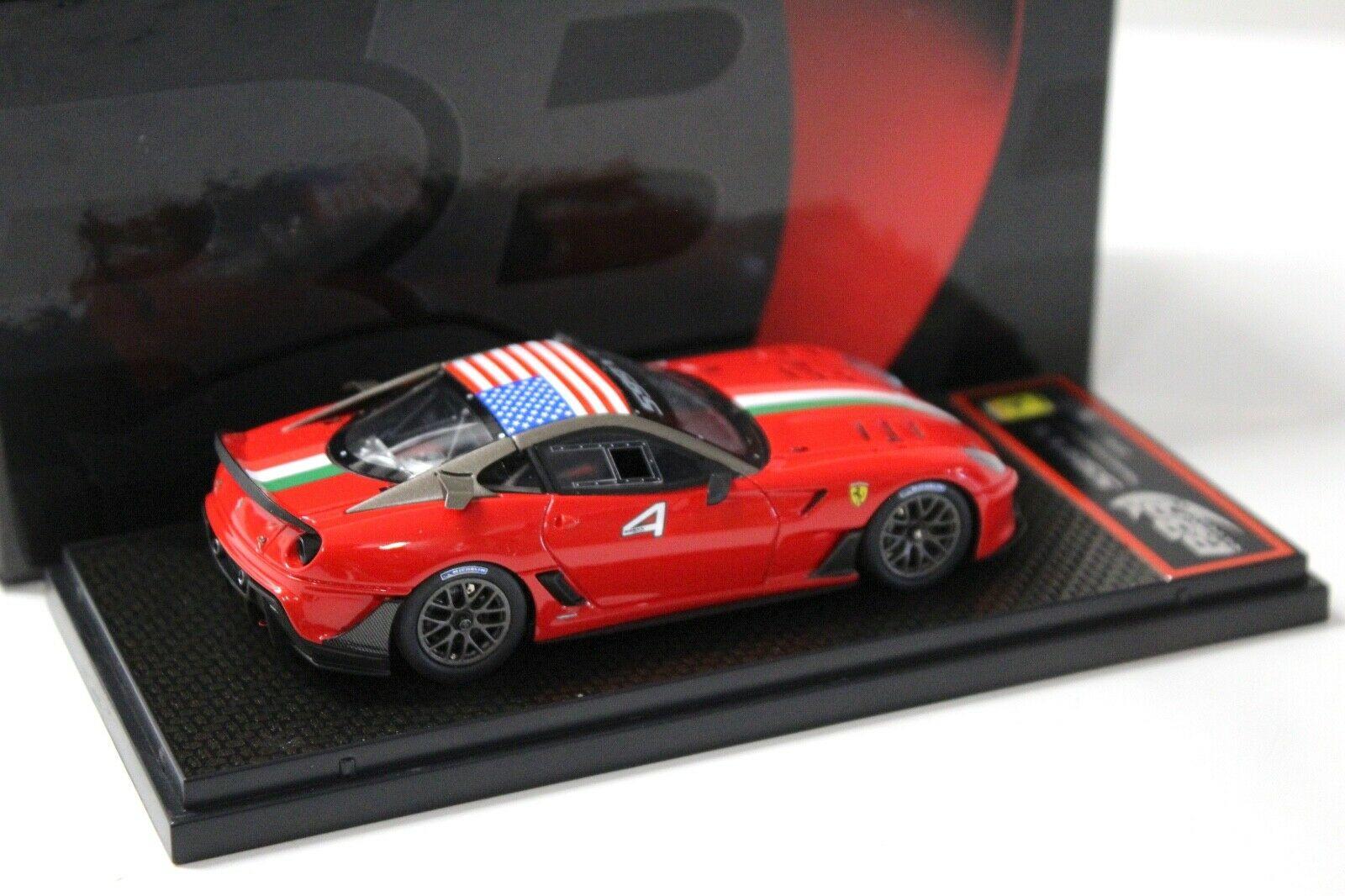 1:43 BBR Ferrari 599XX Homestead Miami 2010 red #4