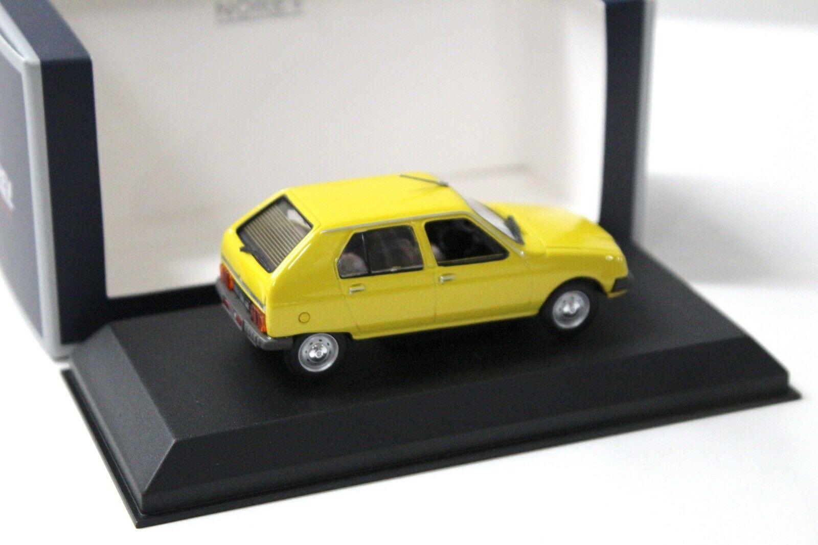 1:43 Norev Citroen VISA Club 1979 Mimosa yellow