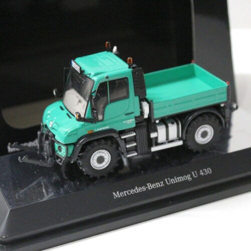 1:50 NZG Mercedes Unimog U400 U430 Agrar green
