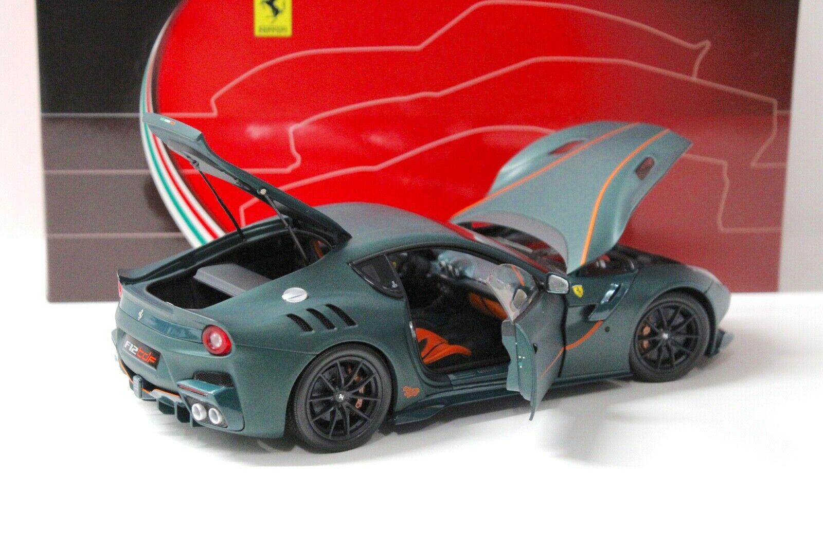 1:18 BBR Ferrari F12 TDF verde opaco FULL OPENING